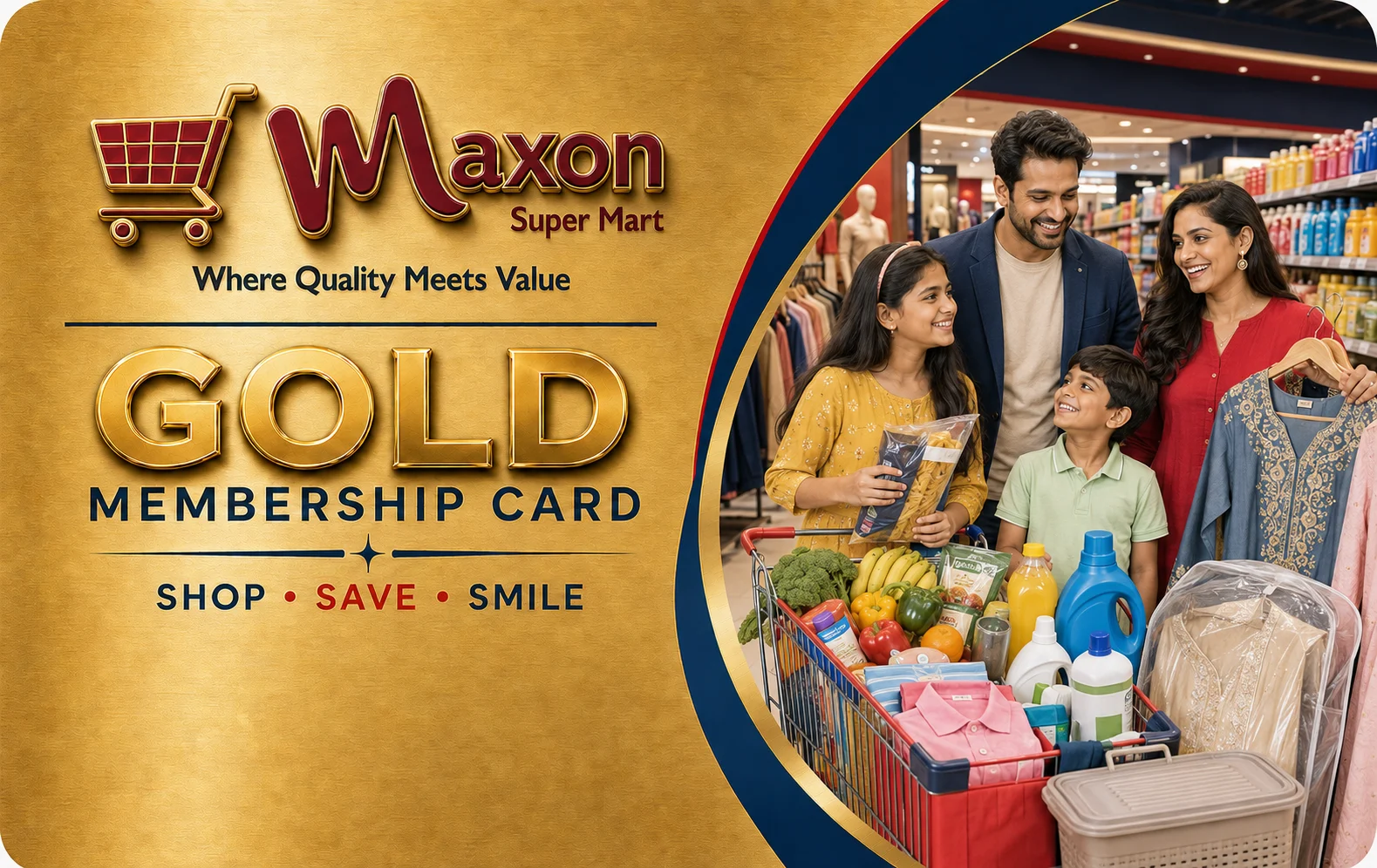 Gold Membership card 1